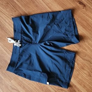Women's blue board shorts